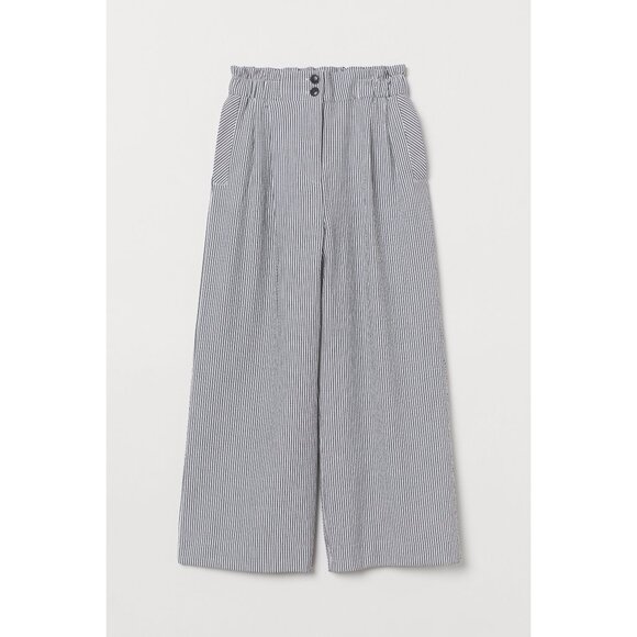 2/$20🛍H&M Wide-leg Pants Stripes - Picture 1 of 13
